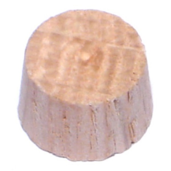 Midwest Fastener 3/8" Oak Wood Flat Head Plugs 100PK 08925